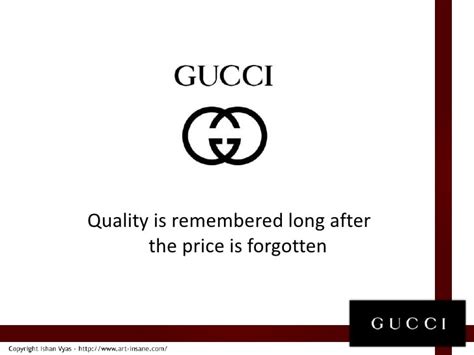 gucci tagline|gucci unique selling point.